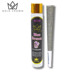 Gold Crown Jester – OG Blue Dream Infused Pre-Roll