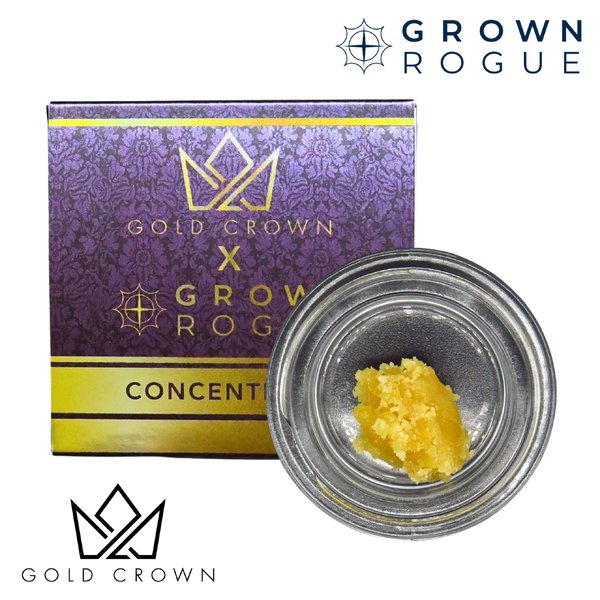 Gold Crown x Grown Rogue 1g Budder Blue Pinot (Indica)