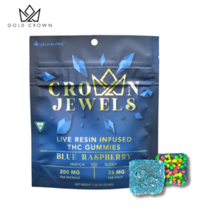 Gold Crown-Crown Jewels 200mg-Blue Raspberry 100mg