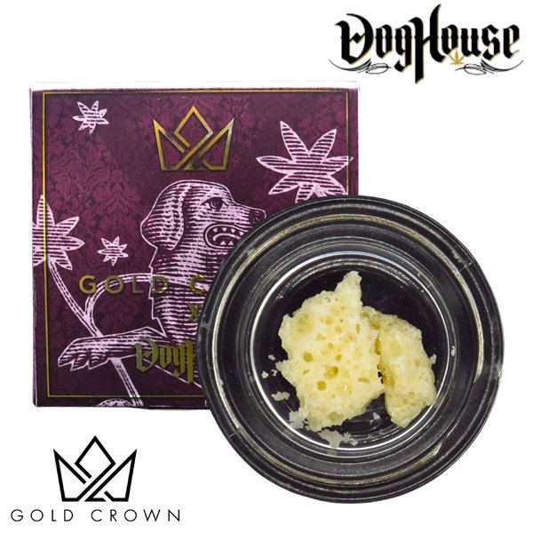 Gold Crown x Dog House 1g Crumble - candy Cartel (Indica)