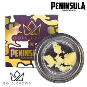 Gold Crown x Peninsula | Budder 1g | Electric Peanut Butter Cookie | Indica