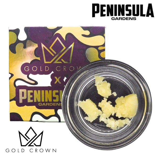 Gold Crown x Peninsula | Budder 1g | Electric Peanut Butter Cookie | Indica