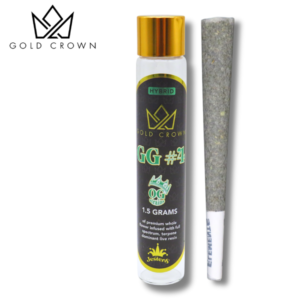 Gold Crown Jester – OG Infused Pre-Roll (Hybrid)
