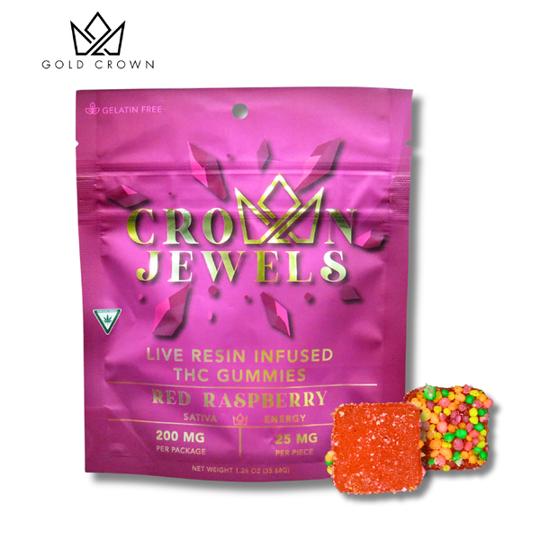 Gold Crown - Jewels Red Raspberry 200mg
