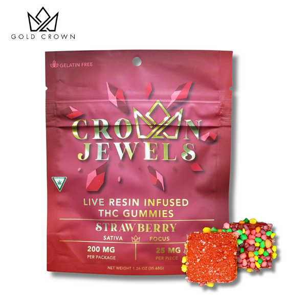 Gold Crown Jewels Strawberry 200mg