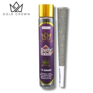 Gold crown Jesters - Berry Gelato Infused Pre-roll (Indica)